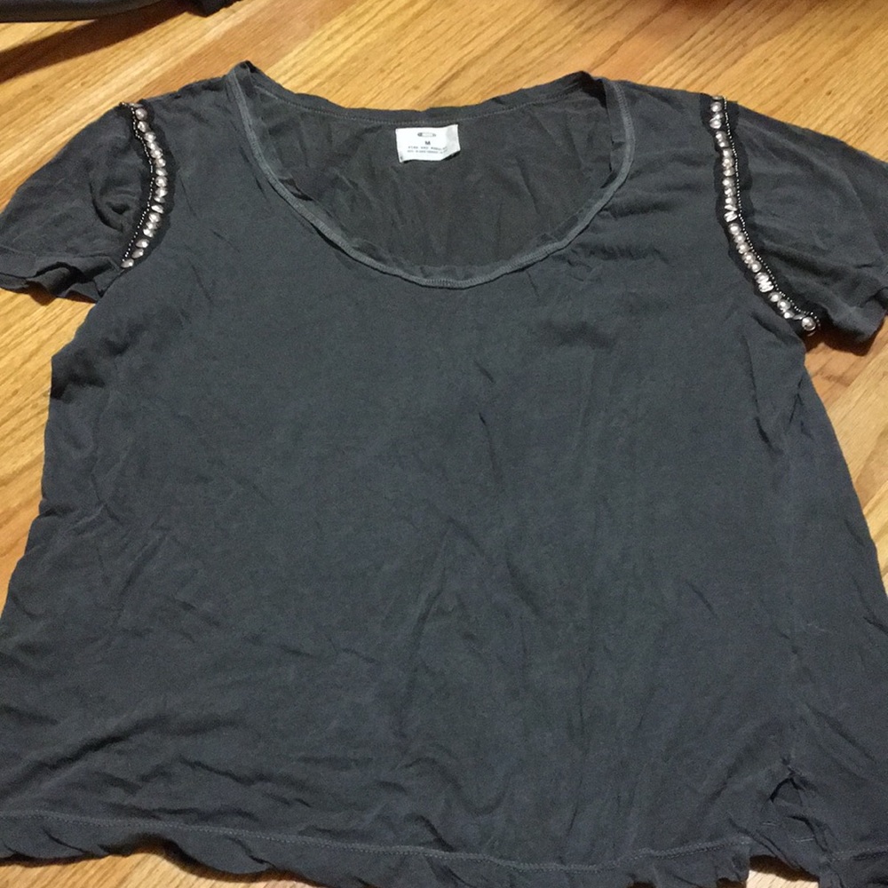 Pins & Needles embellished beaded shirt